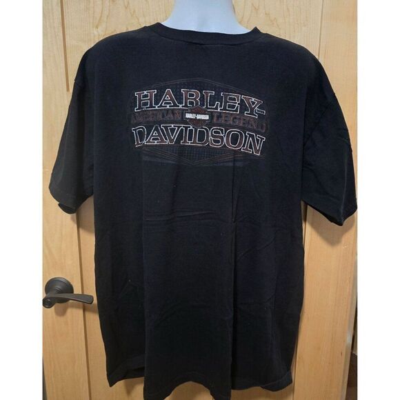 Harley-Davidson Roeder Sandusky ohio Motorcycle Graphic Tee 2X-Large Black - Picture 3 of 6